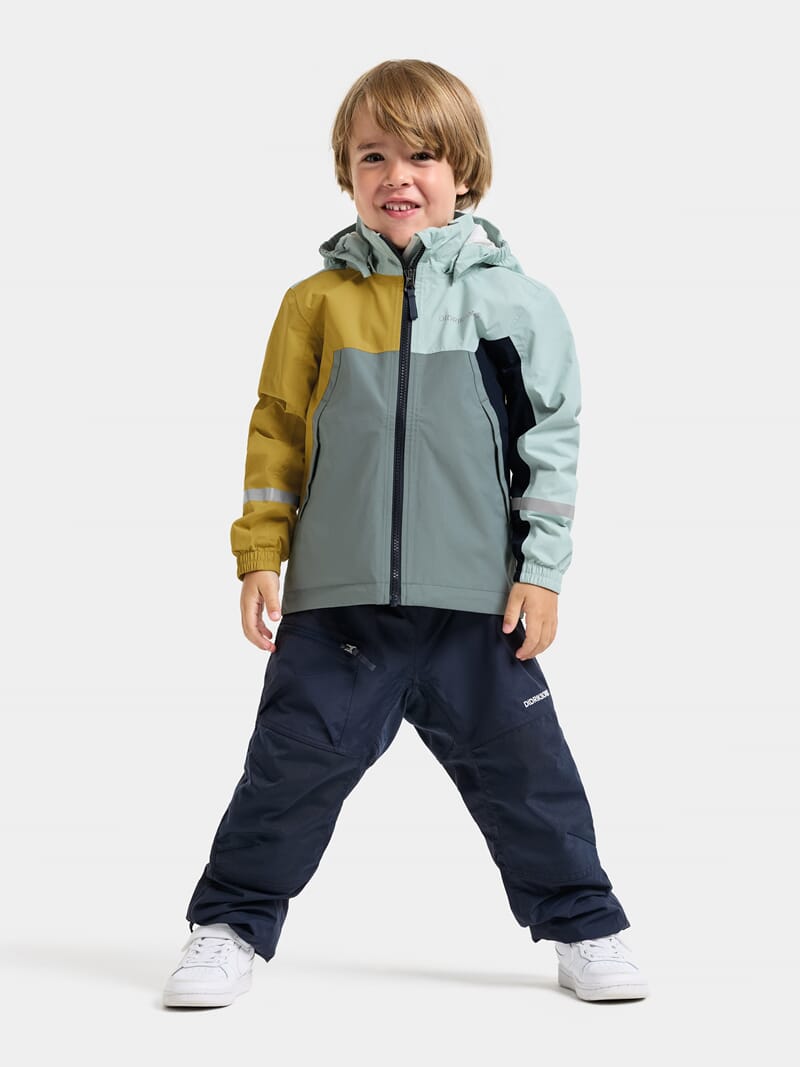 Pilvi Kids Jacket yellow pollen - Didriksons - Rumpetroll