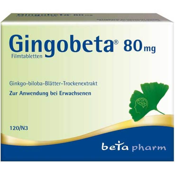 Gingobeta 80 mg Filmtabletten, 120 St