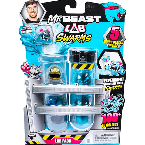 Beast Lab laboratorie figurer 5-pak