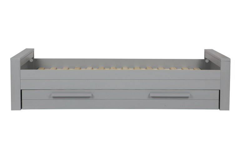 WOOOD Dennis bed 90x200 steel grey