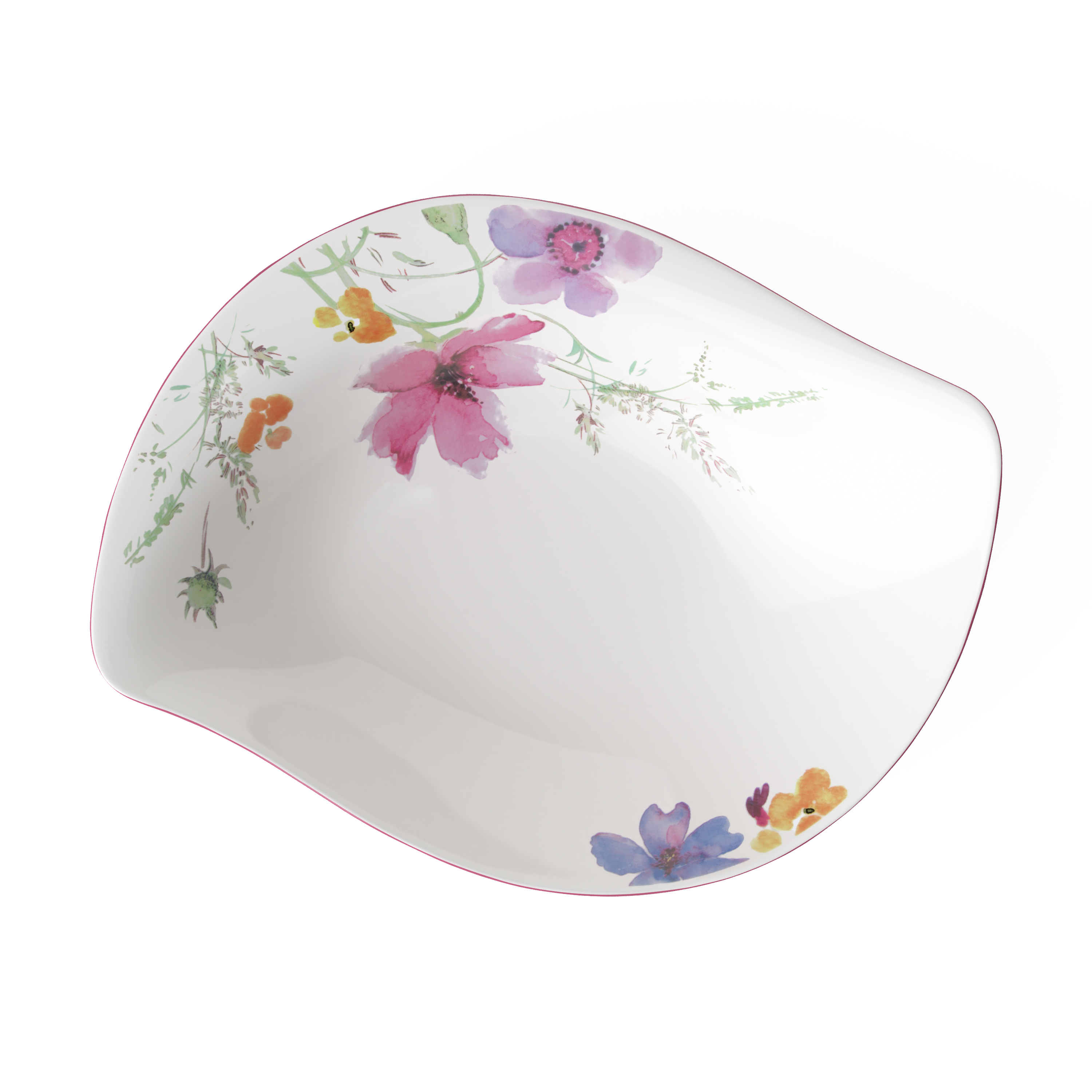 Mariefleur Salad serving bowl Multi-colored, 8.5 oz, Premium Porcelain