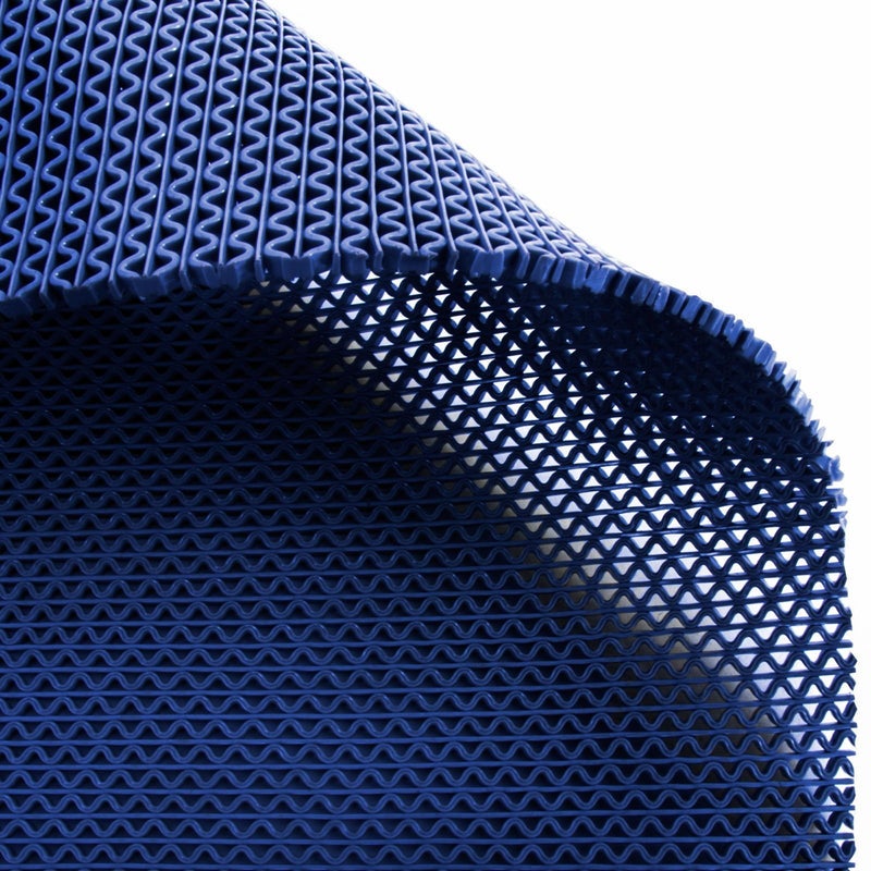 Hygiënemat voor blote voeten, UV-bestendig, blauw, 90 x 300 cm