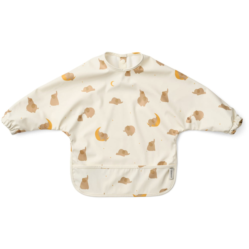 Køb LIEWOOD Elephant / Creme De La Creme Merle Printed Cape Hagesmæk