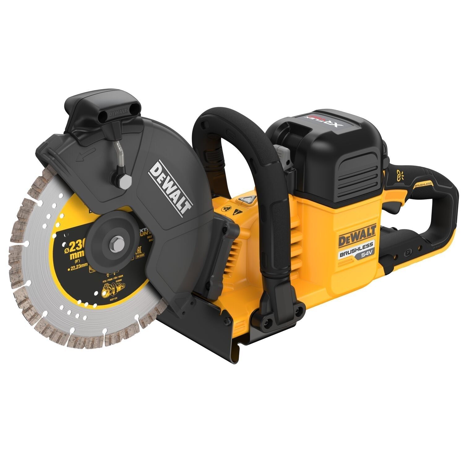 DeWALT DCS691X2 Accu doorslijper 230mm 54V XR FlexVolt 9.0Ah