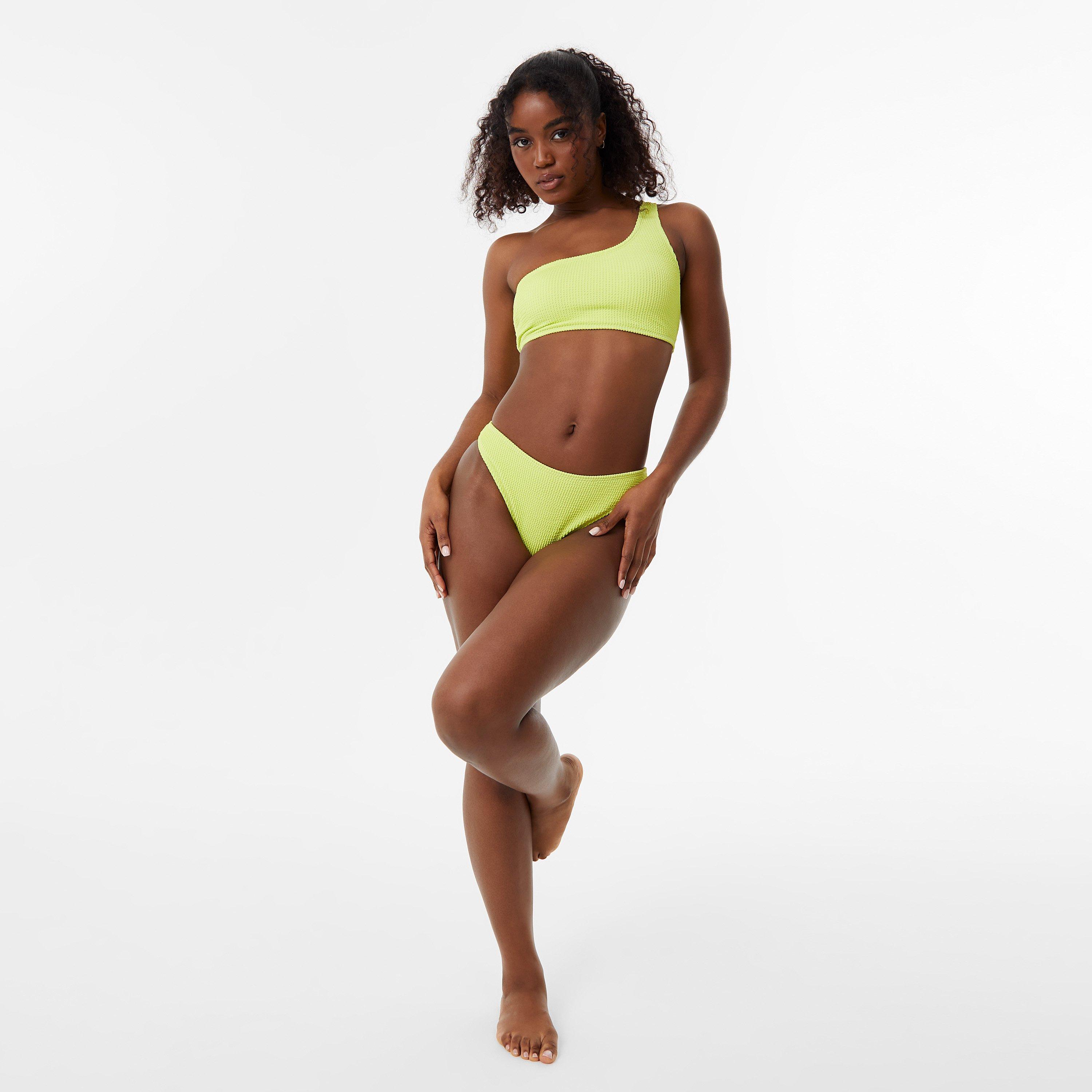Jack Wills JW Asymmetric Crinkle Bikini Top