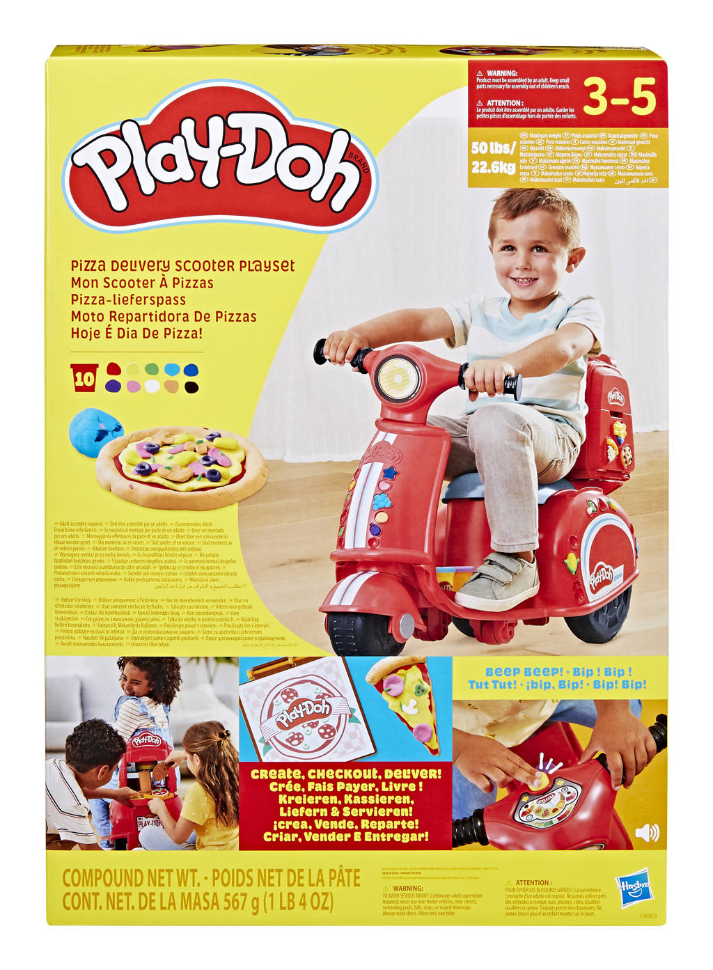 Pizzabezorgscooter Speelset