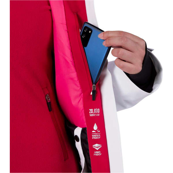 Veste de ski ROSSIGNOL W STRAWPILE JKT WHITE