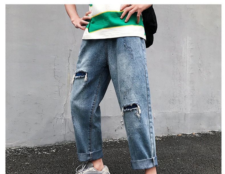 WidoWilder - Wijde jeans met distressed pijpen