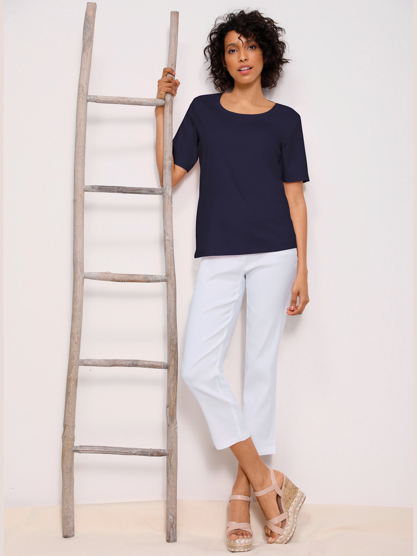 T-shirt coton brillance