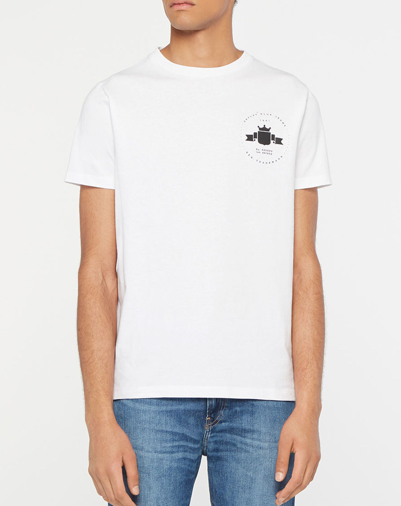 Replay T-Shirt Logo Asolo blanc