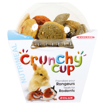 Zolux Nagersnack Crunchy Cup Karotte & Luzerne 200g