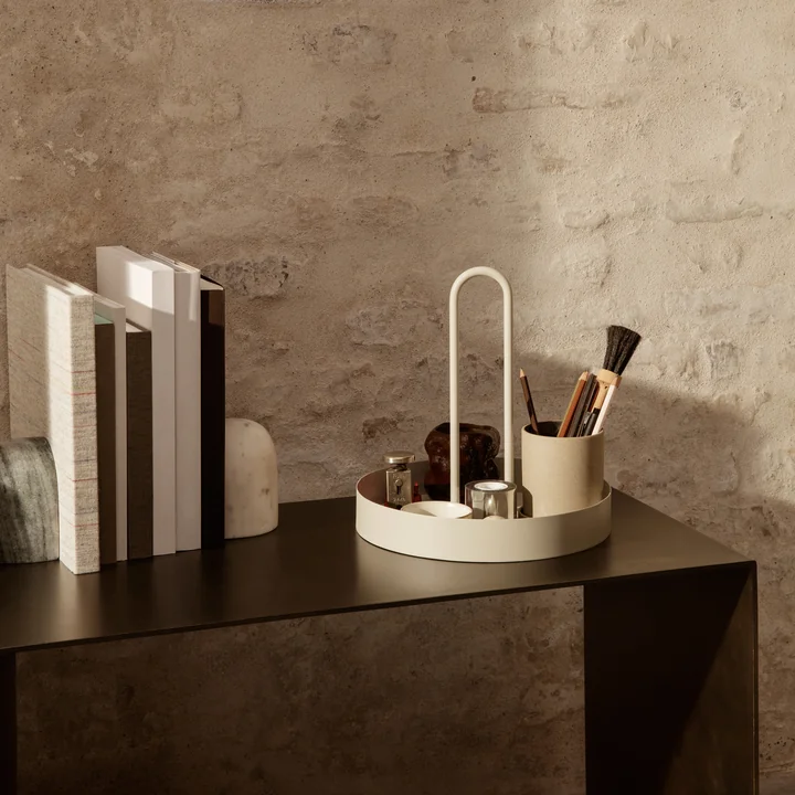 Ferm Living - Grib Tablett, schwarz