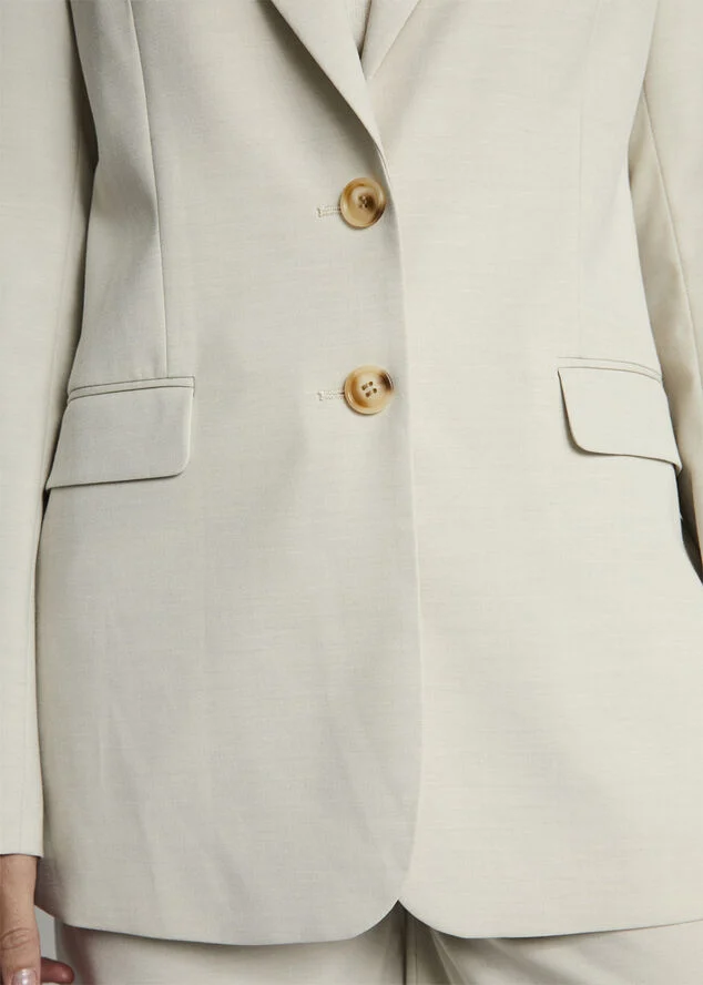 Bruun & Stengade BS Estelle Regular Fit Blazer Sand