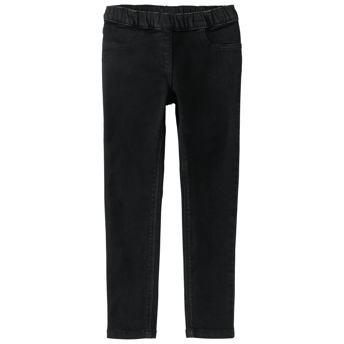 Famy Mädchen Jeggings mit Stretch-Bund schwarz