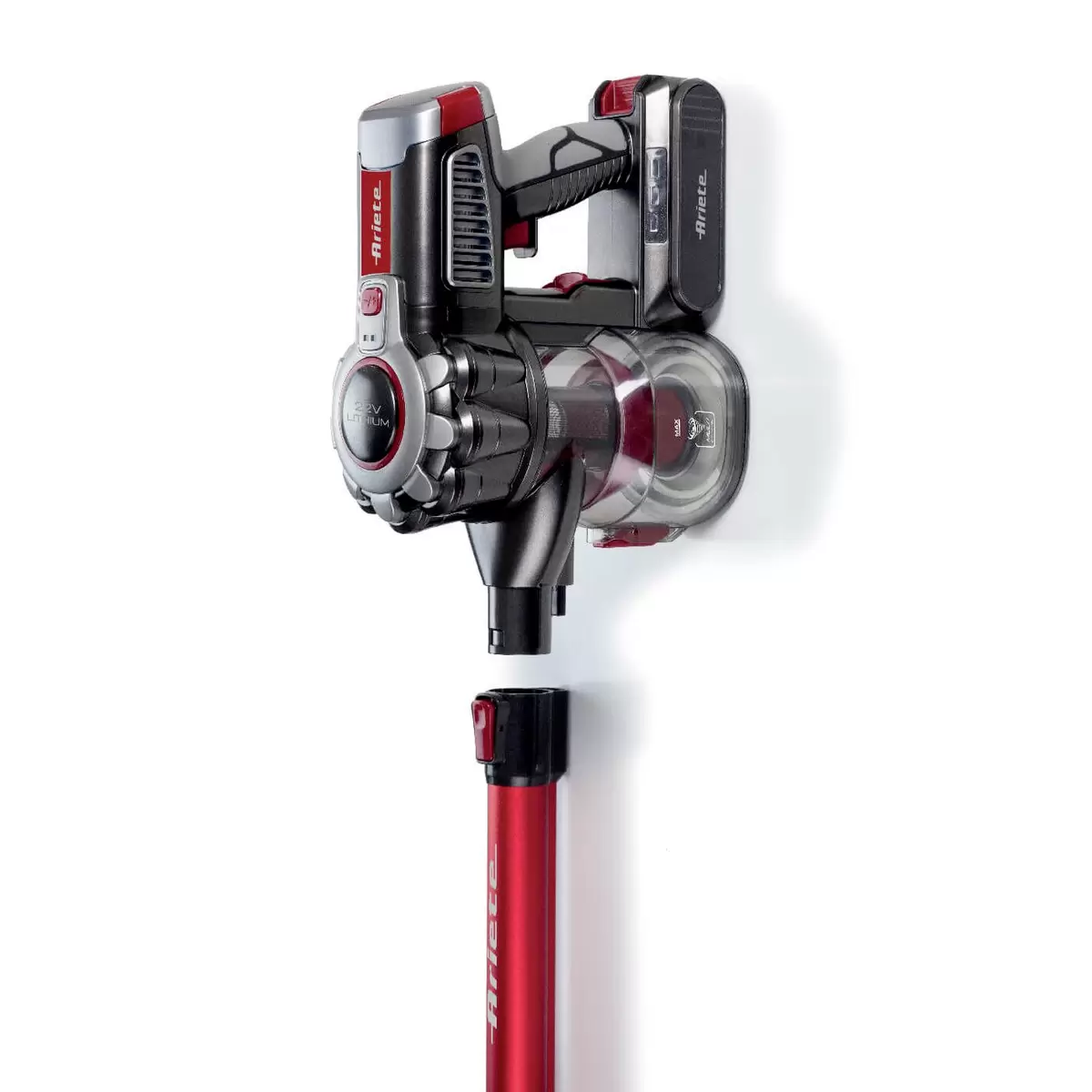 Staubsauger ohne Beutel Ariete 2757 Staubsauger Red anthrazit,rot