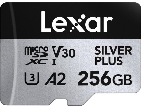 LEXAR - Carte mémoire 256 Go Professional SILVER PLUS microSDXC 256GB