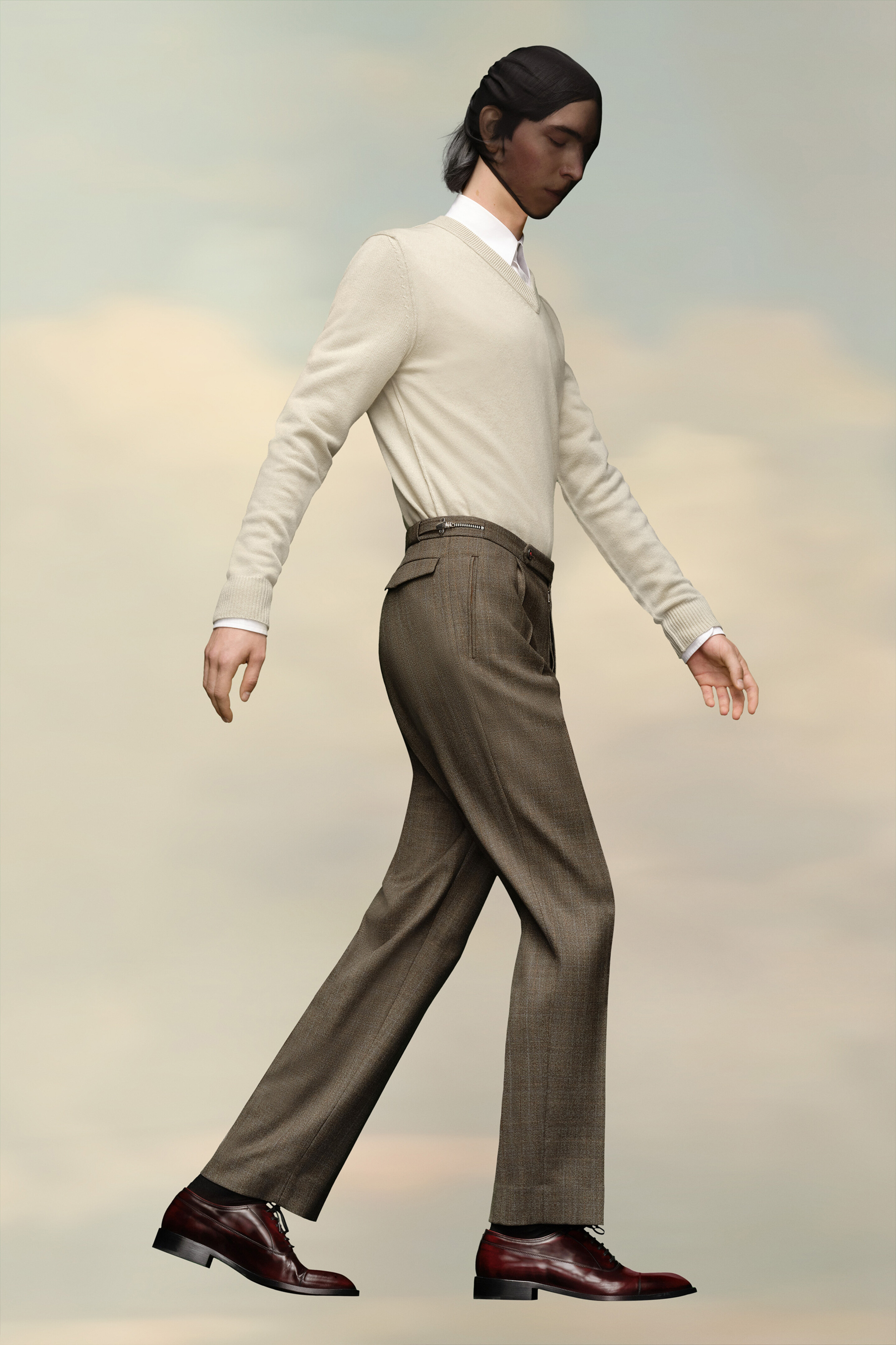 Pantalon en laine