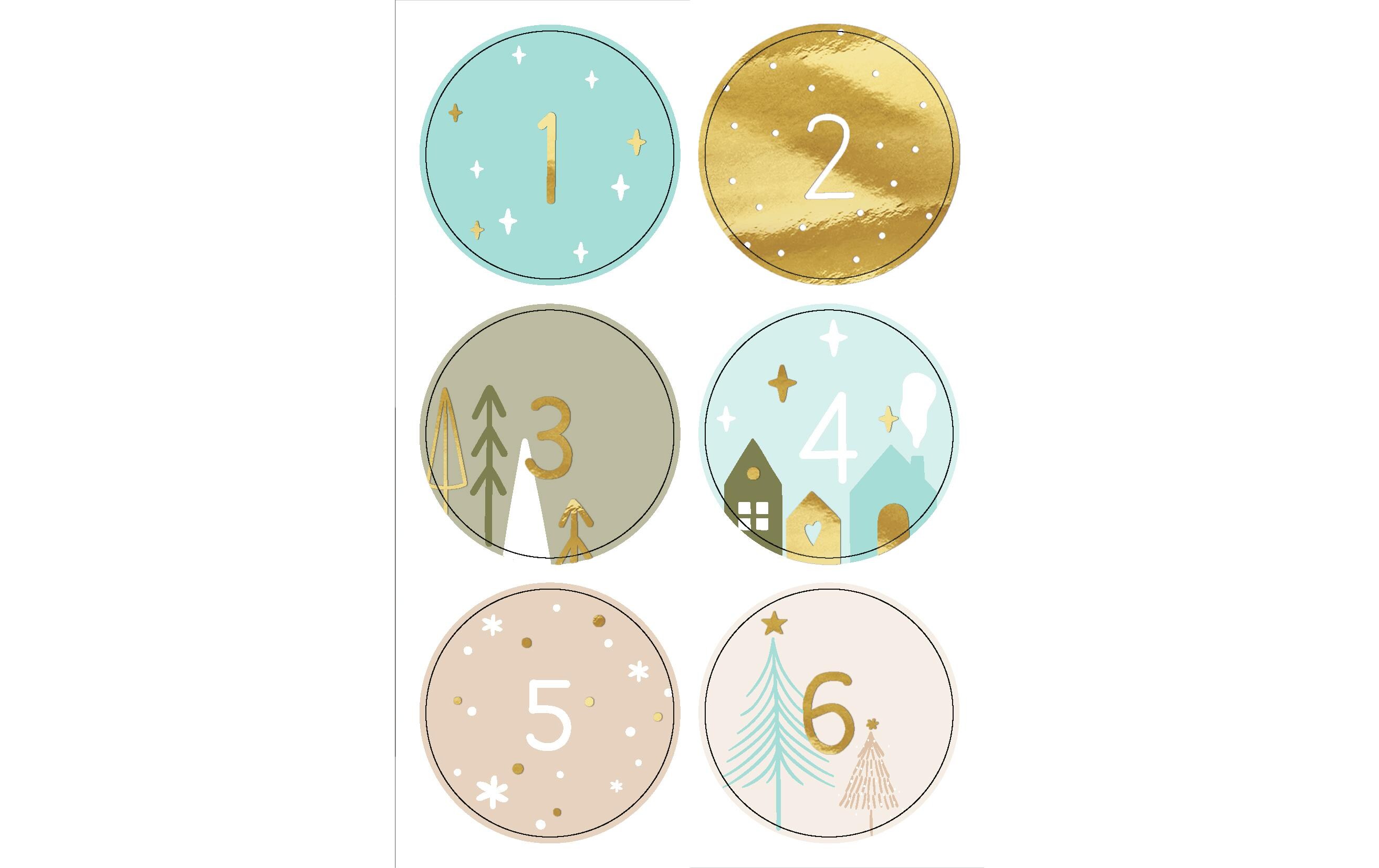 Adventskalender Sweet HomeBastelset Adventskalender