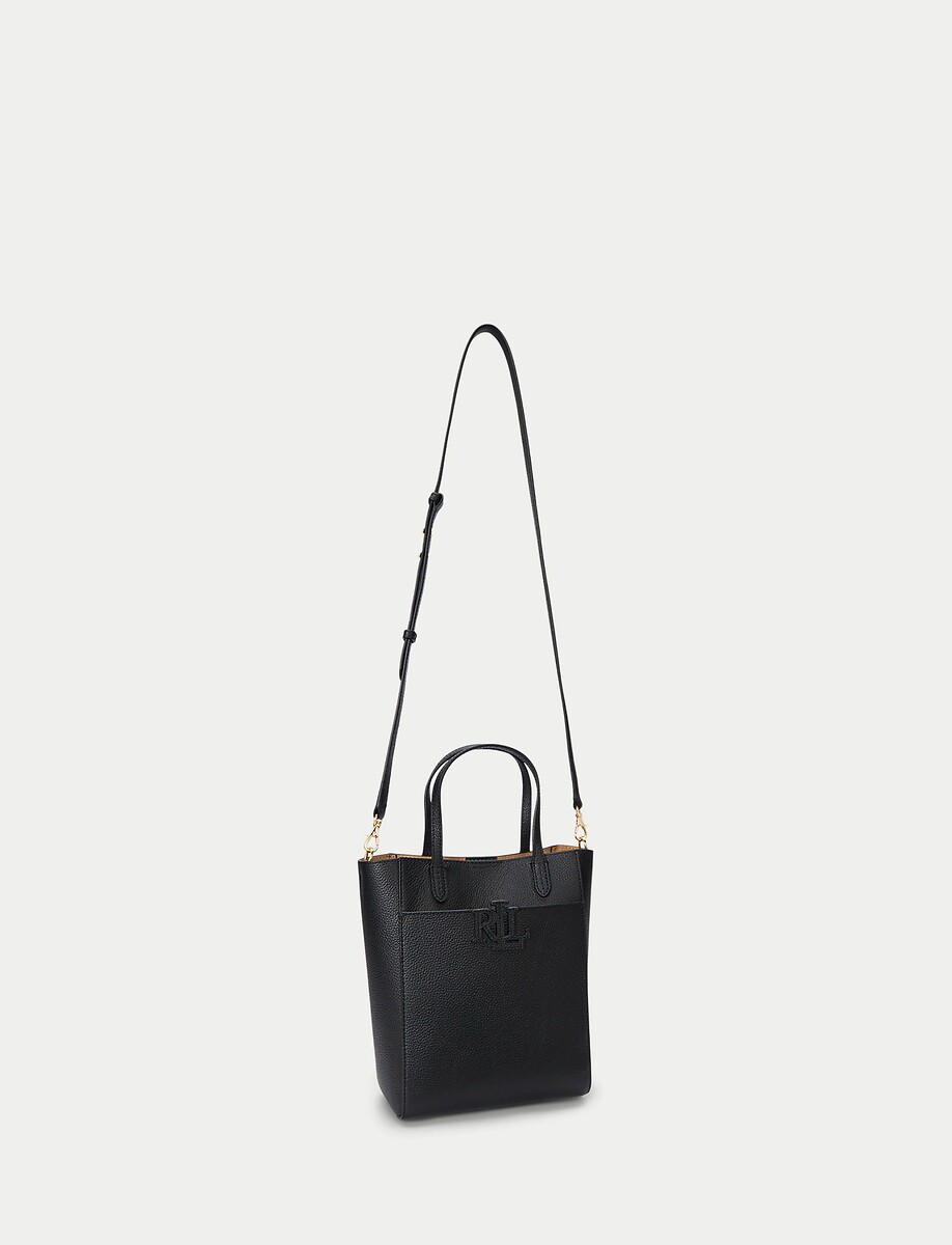 LAUREN RALPH LAUREN<br>Bolsa pequena feminina de couro, com alça de ombro, CAMERYN