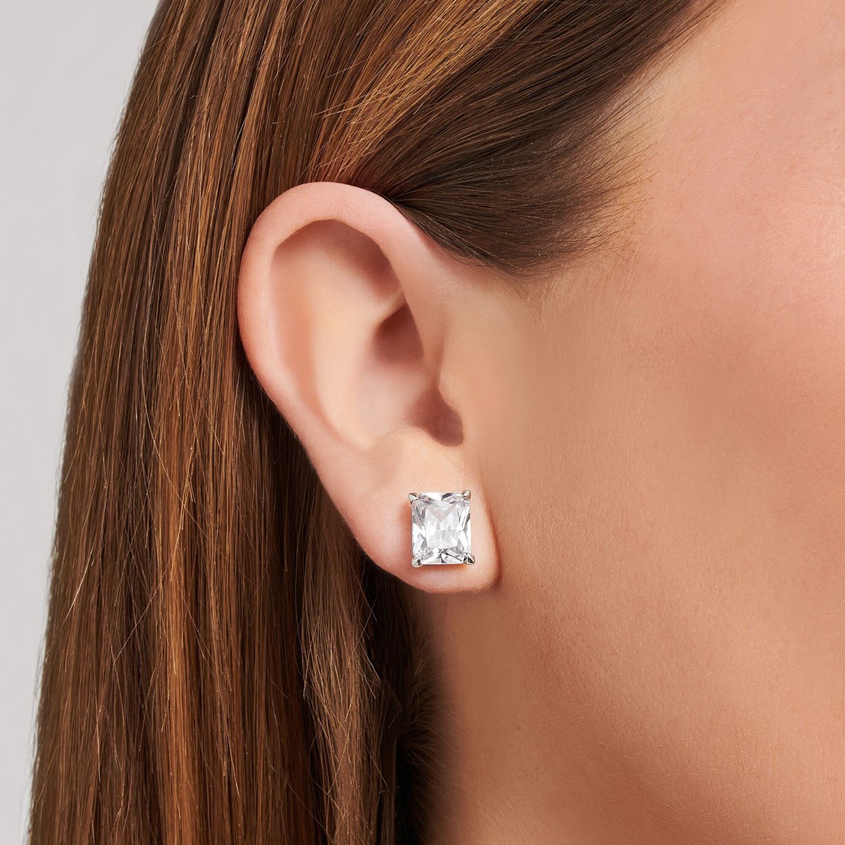Boucles d'oreilles Thomas Sabo argent oxyderectangulaire