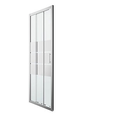 Porte de douche coulissante GoodHome Beloya miroir 80 cm