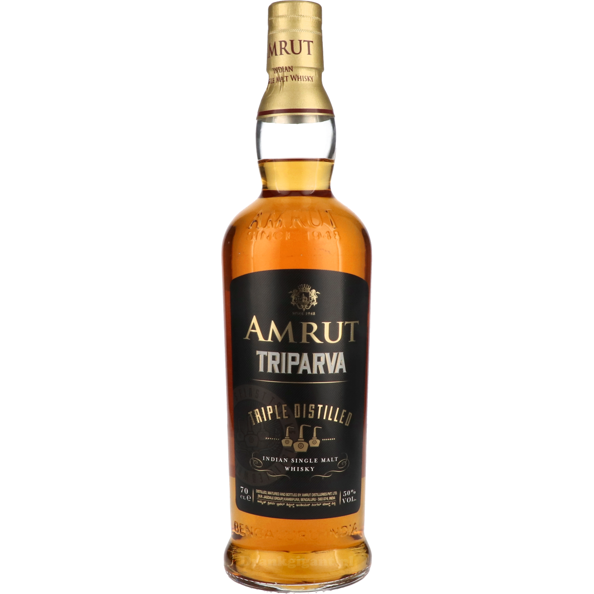 Amrut Triparva Triple Distilled 70 cl