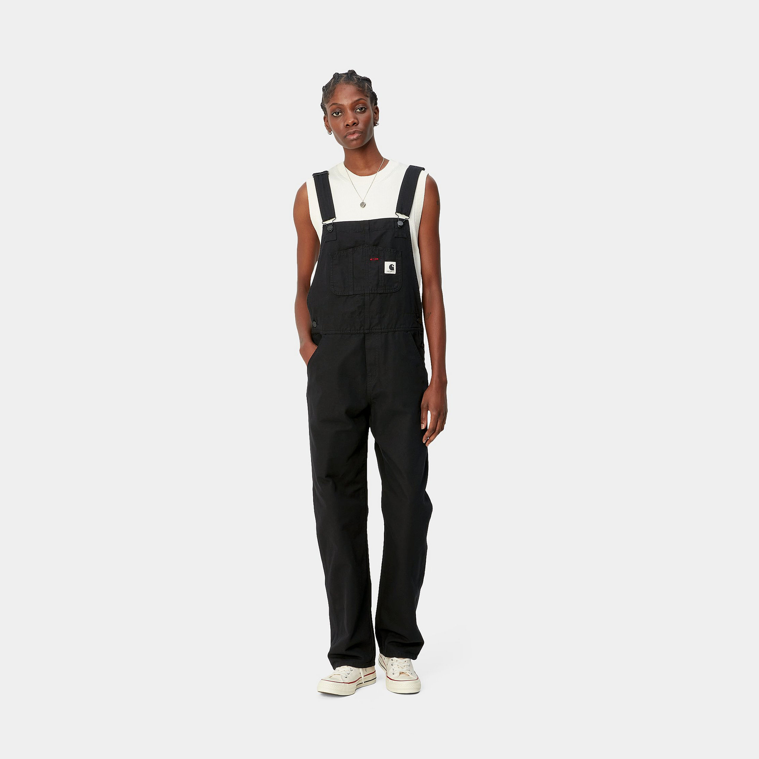 Carhartt WIP W Bib Overall Straight Black Rinsed
