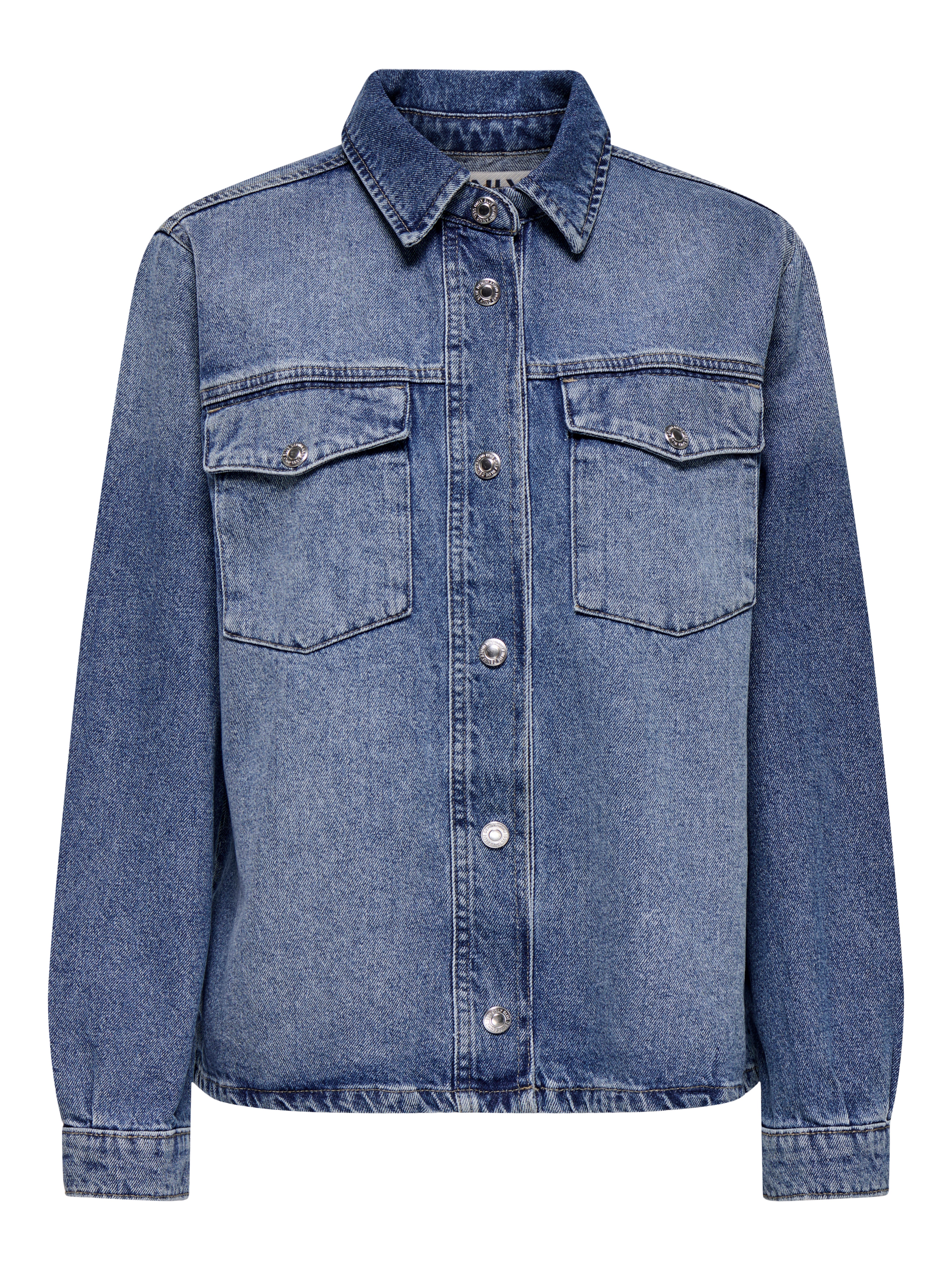 ONLELLA Jeanshemd Medium Blue Denim