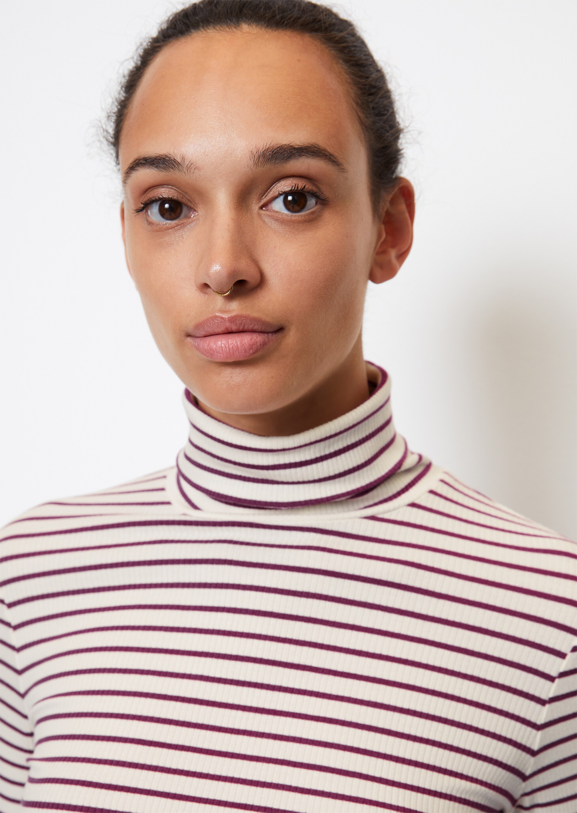 Rollkragen-Longsleeve shapedmit TENCEL™ Modal