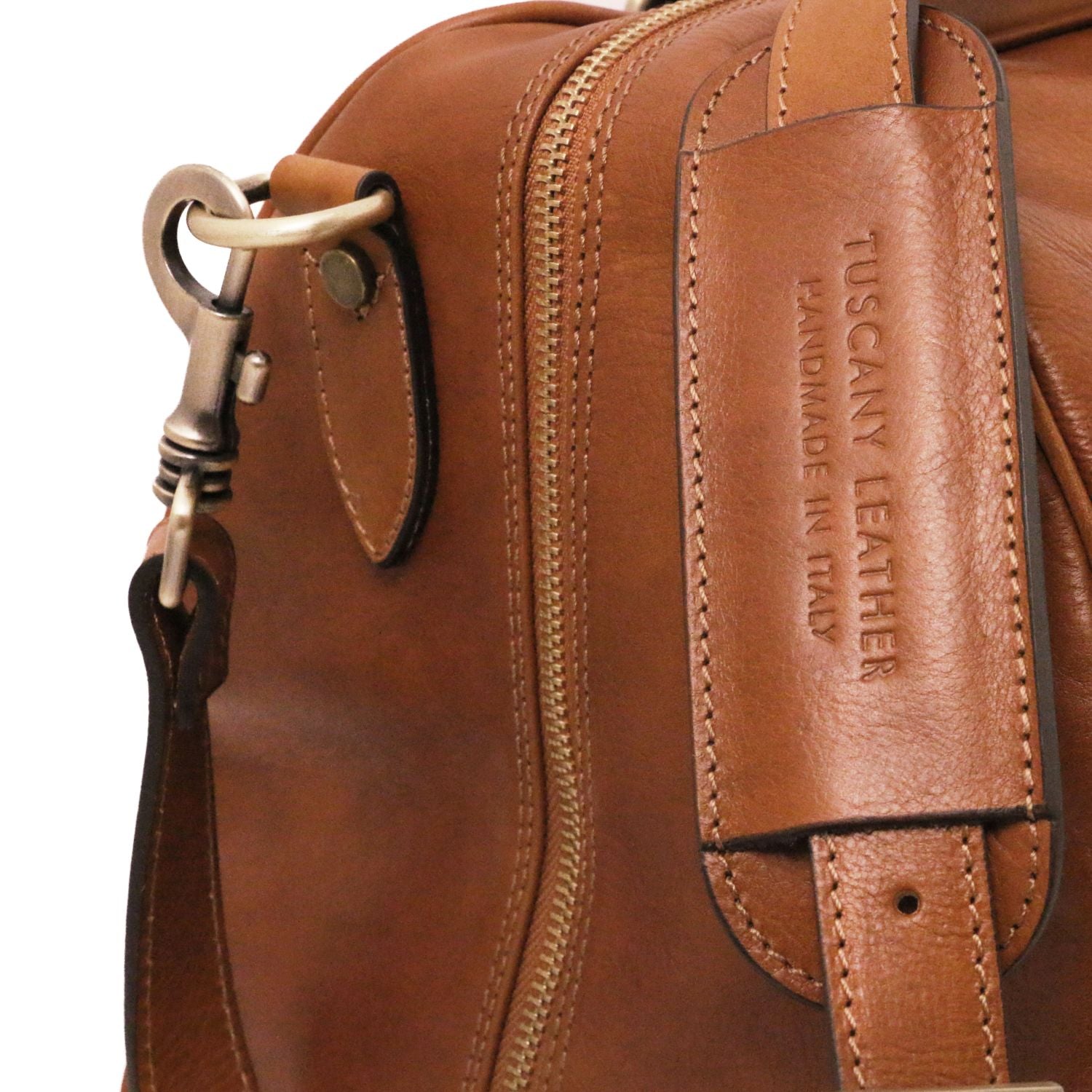 TL142441 – Lisbona – Travel leren duffle bag – Klein size