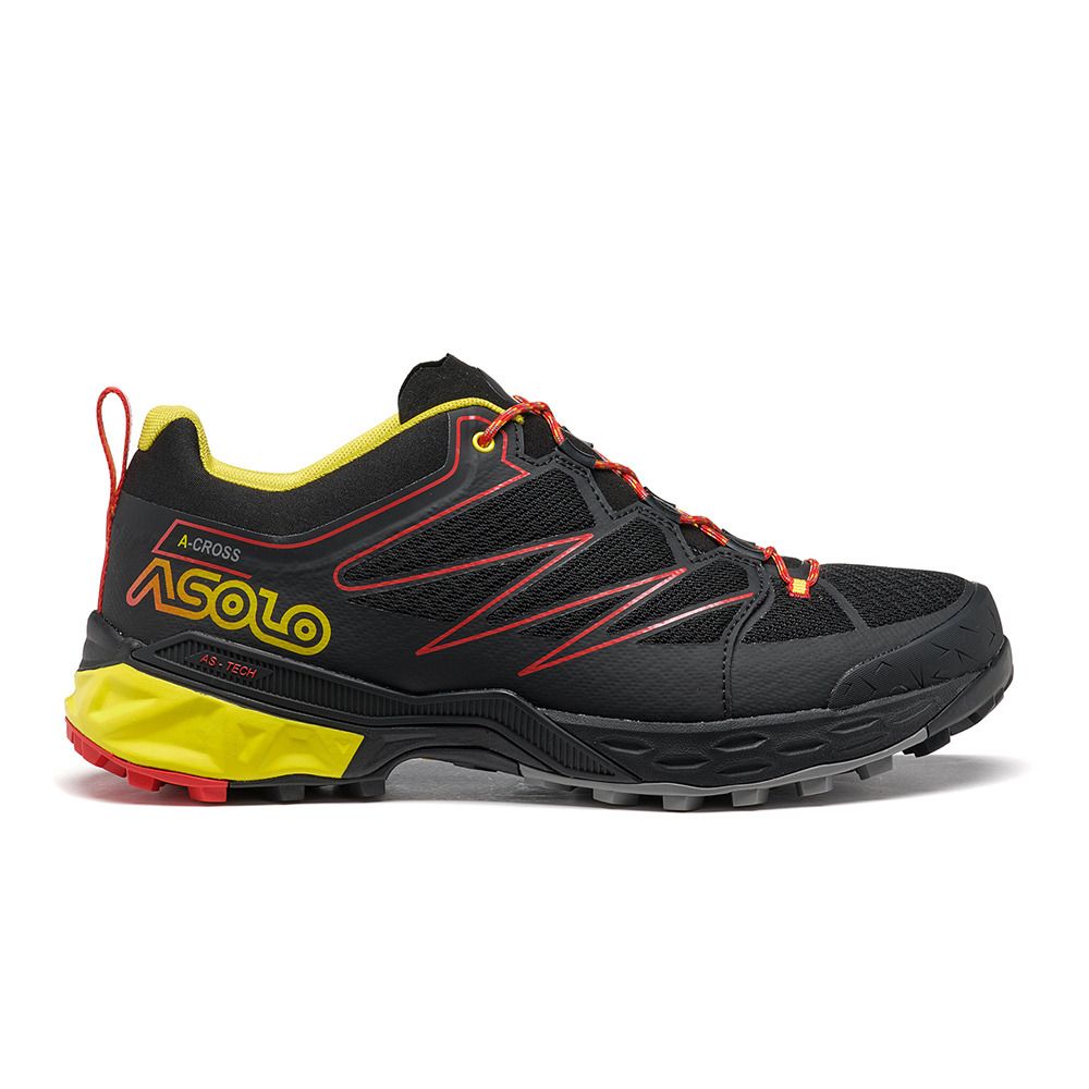 Asolo SOFTROCK - Chaussures trekking Homme black/black/yellow