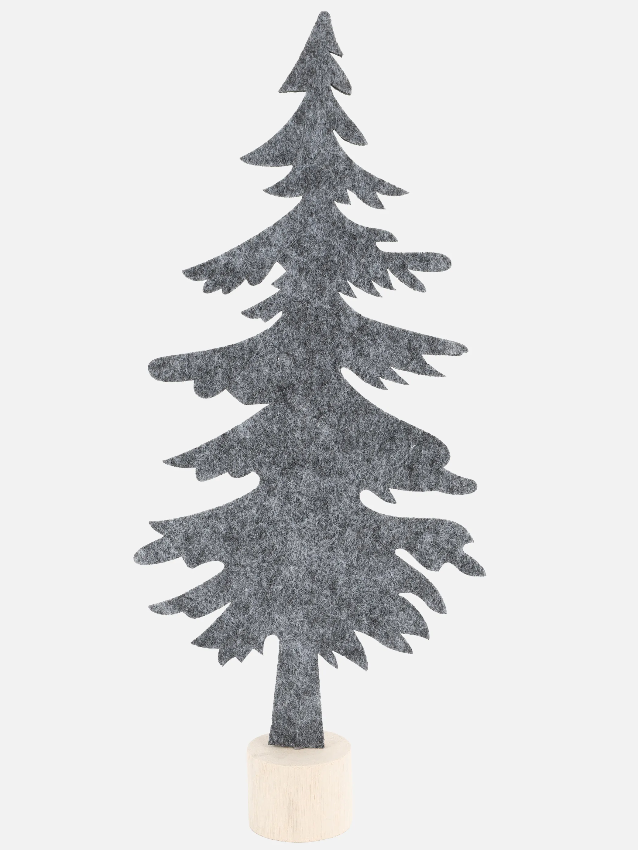 Filzbaum mit Holzfuß, 30cm hoch