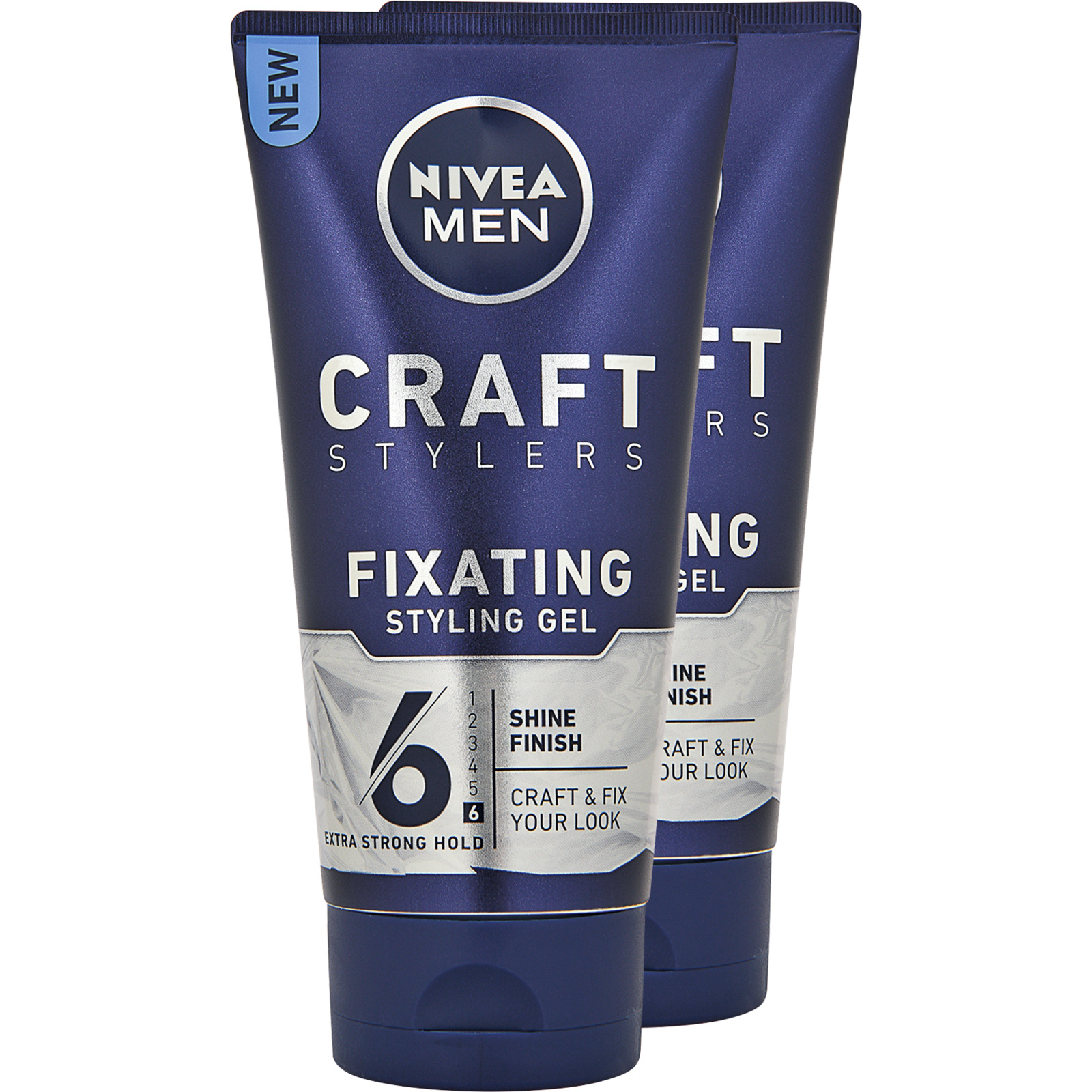 Nivea Men Styling Gel Craft Stylers Fixating 2 x 150 ml