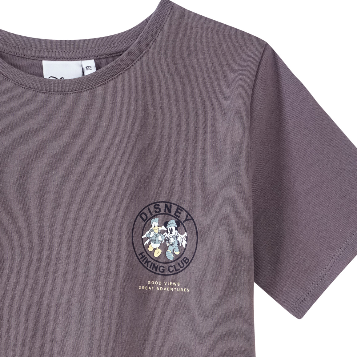 Jonas Nielsen Micky Maus T-Shirt mit Rücken-Print dunkelgrau