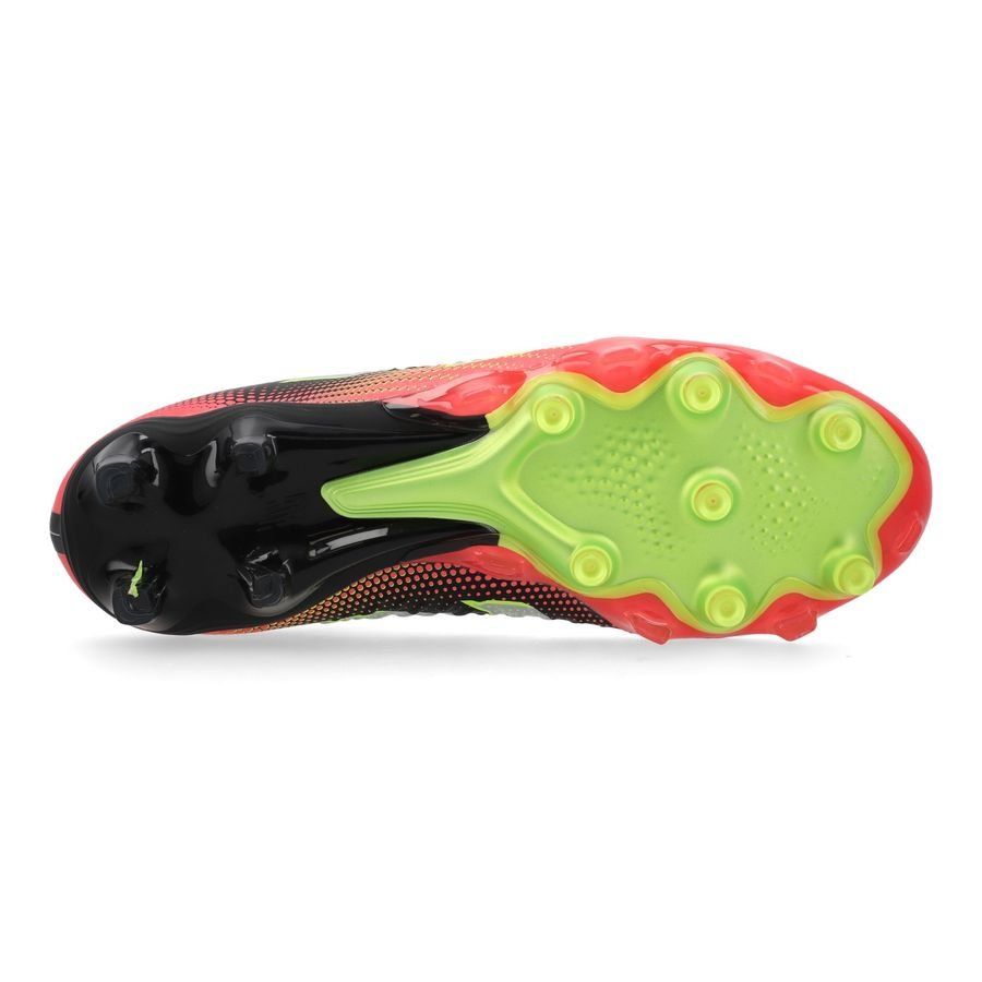 New Balance Tekela V4 Pro Low FG Flash Point - Noir/Rouge/Argenté