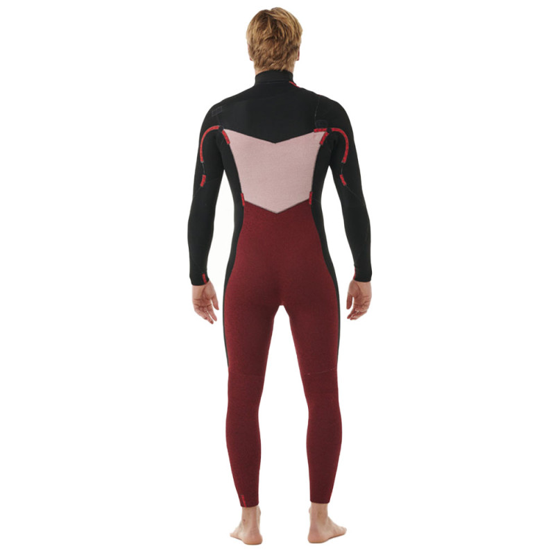 Combinaison rip curl dawn patrol gb st 4-3 fz prune