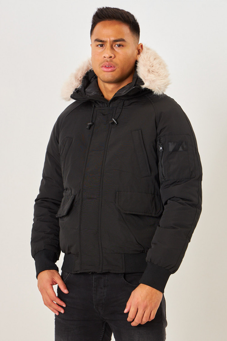Parka courte noire