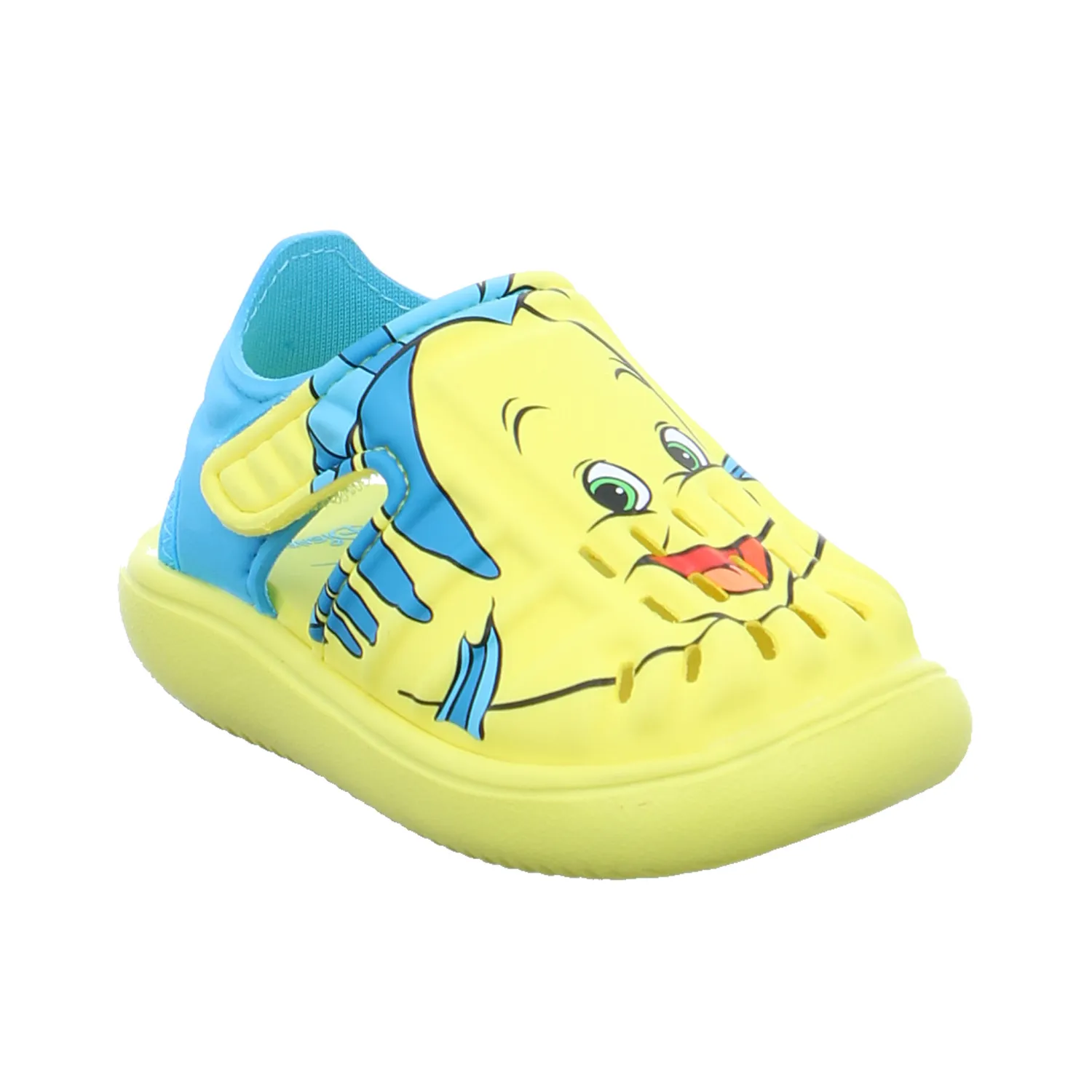 ADIDAS Kleinkinder-Sandale wasserfest Gelb Synthetik  Babysandale