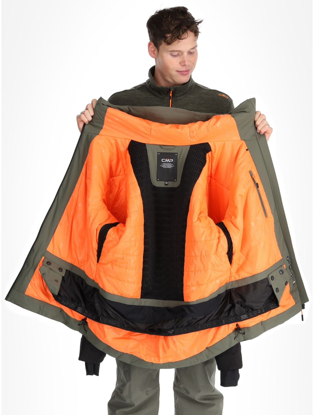 34W2037 ski-jas heren