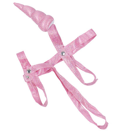 by ASTRUP Einhornhorn und Halfter für Packpferde - Pink m. Glitz