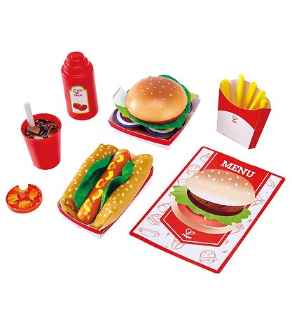 Hape Spiellebensmittel - 27 Teile - Schnellimbiß