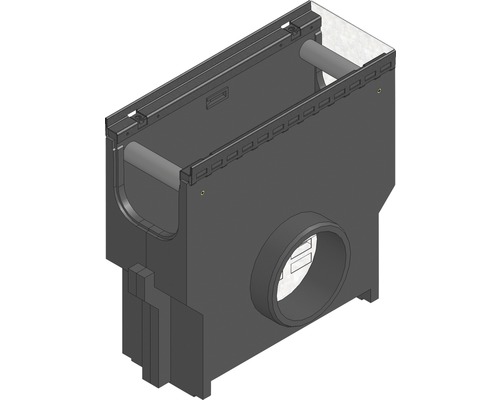 Hauraton Recyfix PRO 150 inlaatbox met gecoat frame en gegalvaniseerde emmer 500 mm x 150 mm x 518 mm