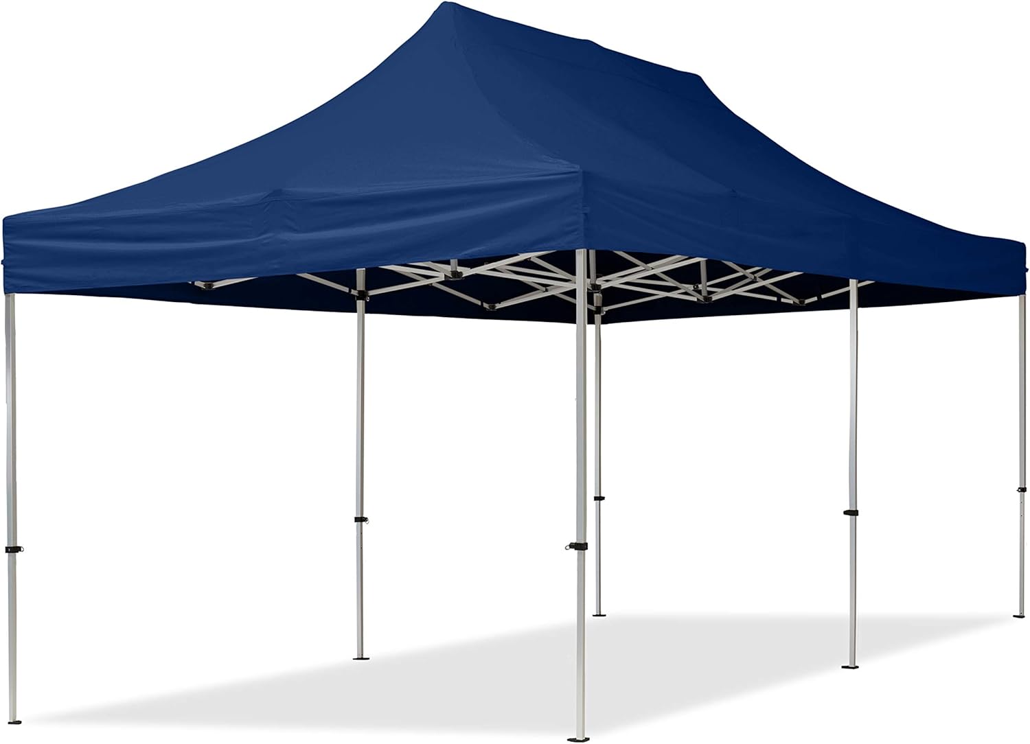 TOOLPORT Faltpavillon Faltzelt Pavillon 3x6m - 4 Seitenteile Aluminium 32mm Partyzelt 700N blau