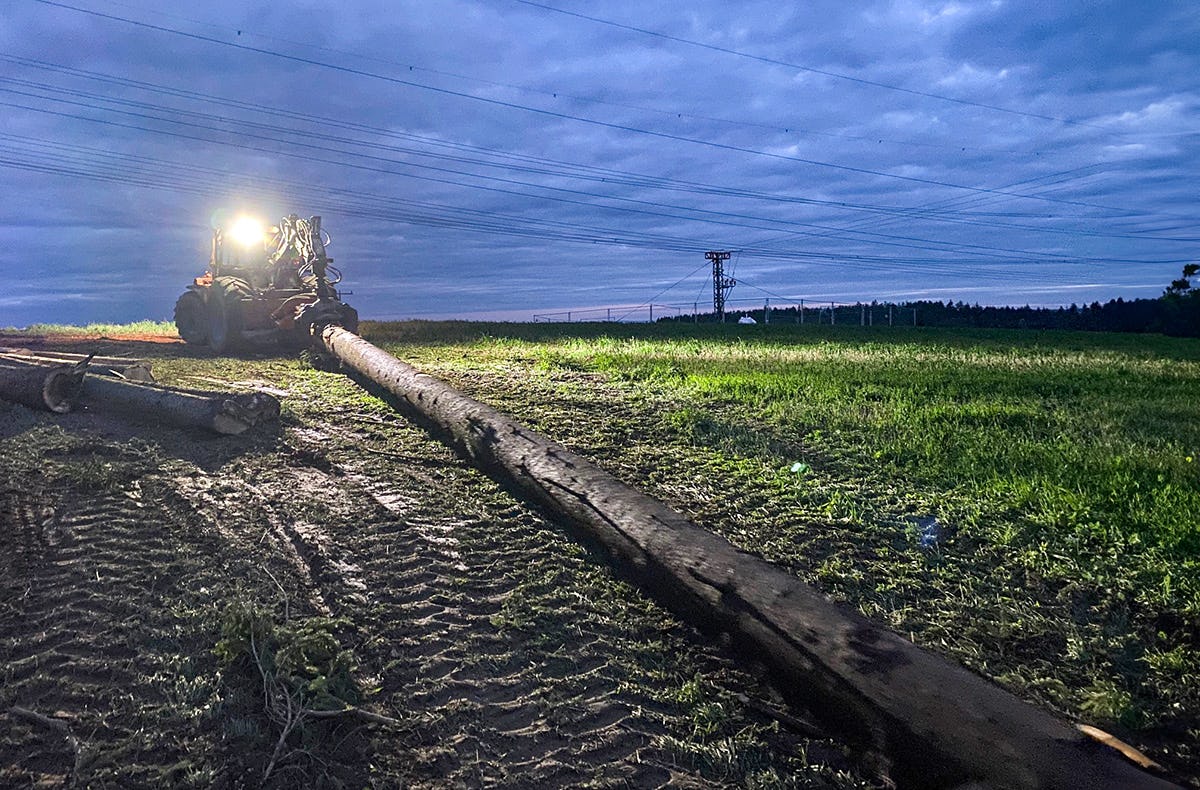 Forst Traktor fahren Kulmbach