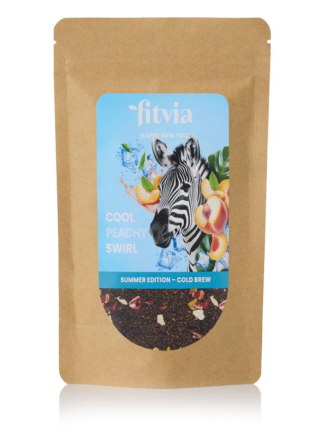 Cold Brew Schwarzer Tee mit Zitrone, Pfirsich & Mango, lose, 3-teilig