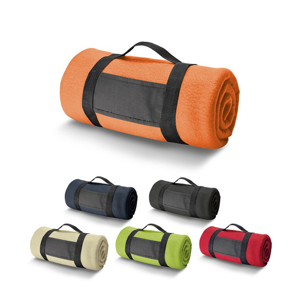 hi!dea 99074 - Couverture polaire (180 g/m²) avec poignée amovible