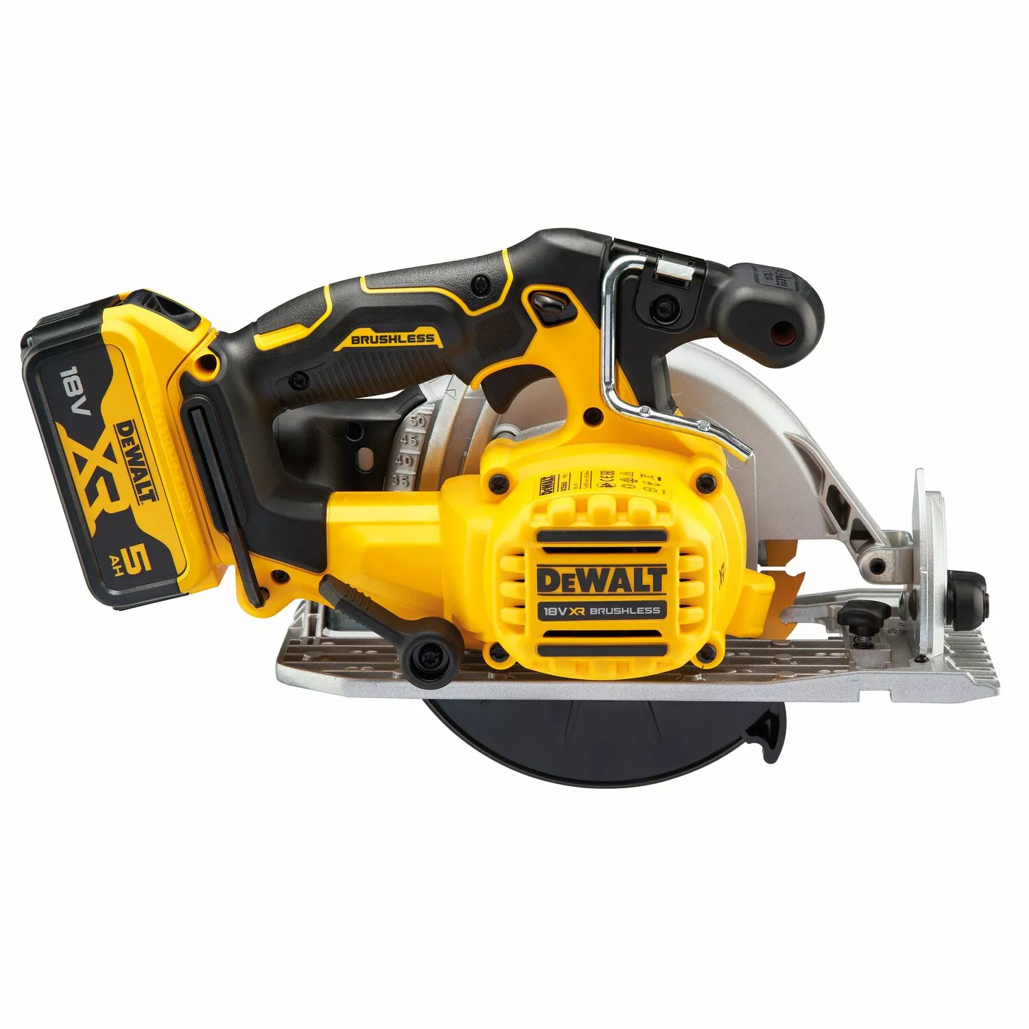 DeWALT DCS565P2-QW 18V Li-ion Accu Cirkelzaag set (2x 5.0Ah) in TSTAK koffer - 185 mm