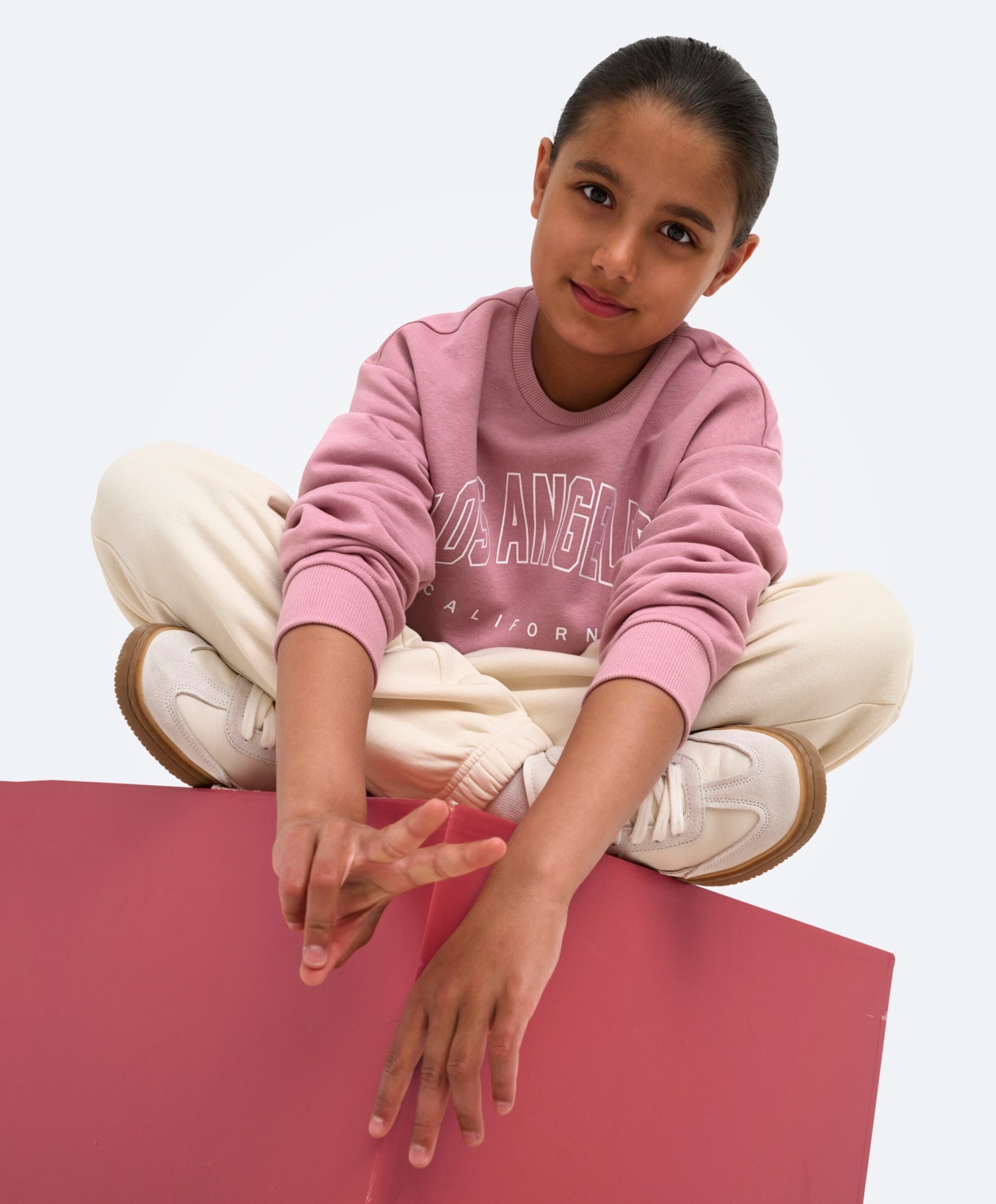 Only Meisjes sweater roze