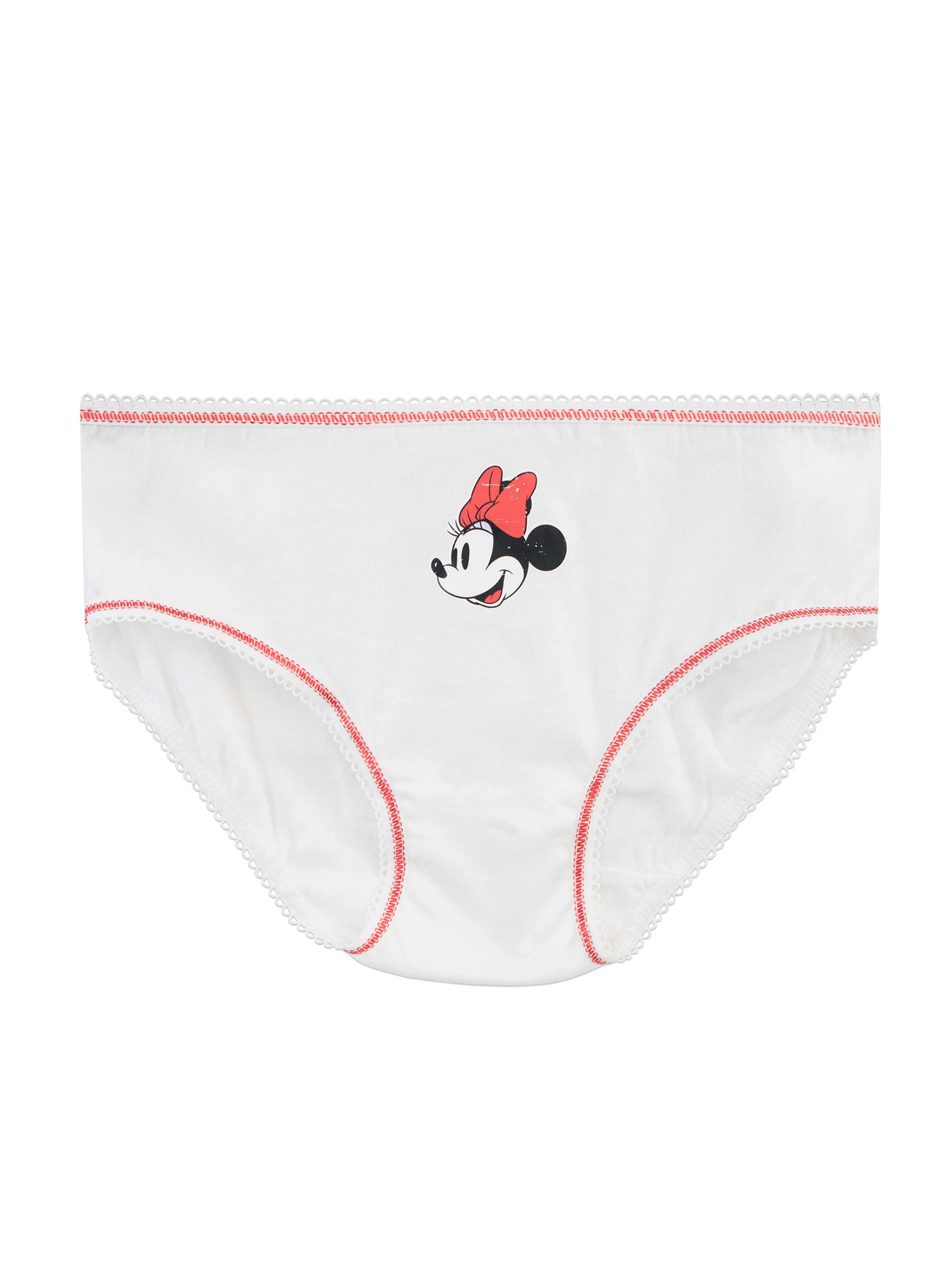 Character Minnie Mouse 100% Cotton Briefs 5 Pack