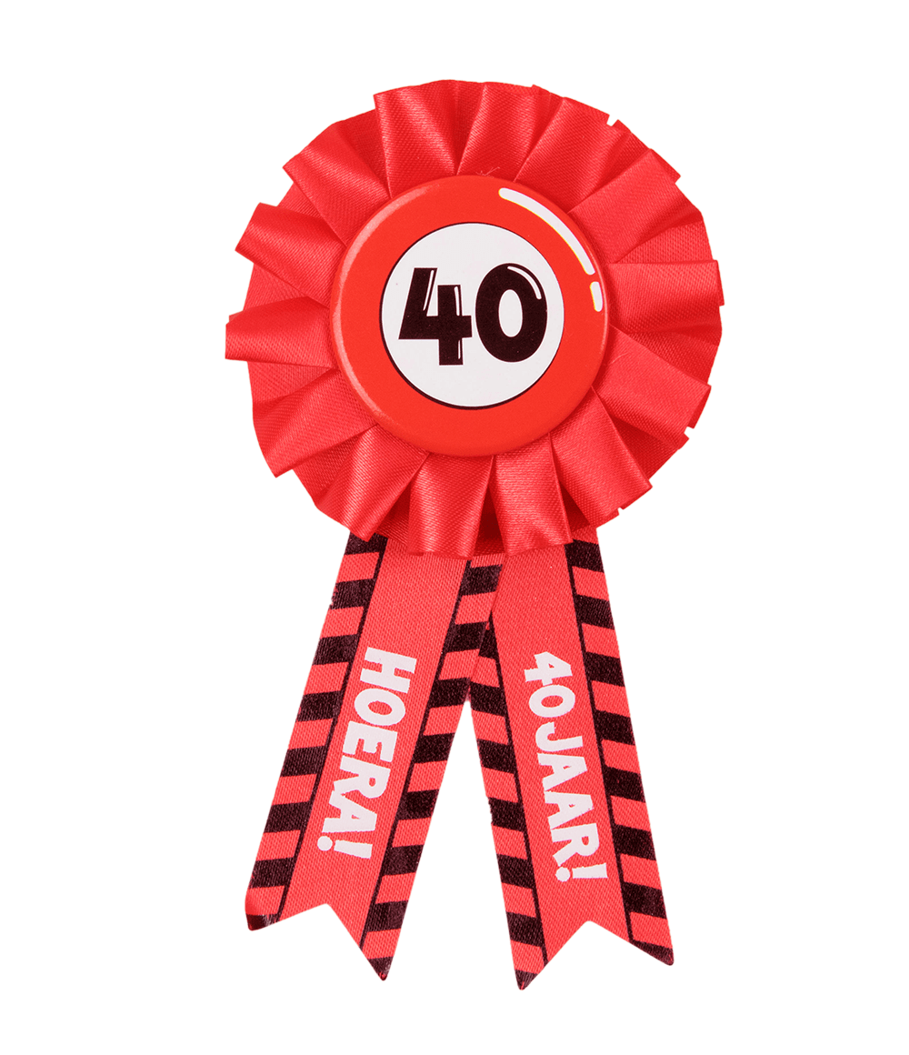 Rozet Hoera 40 Jaar Hoera